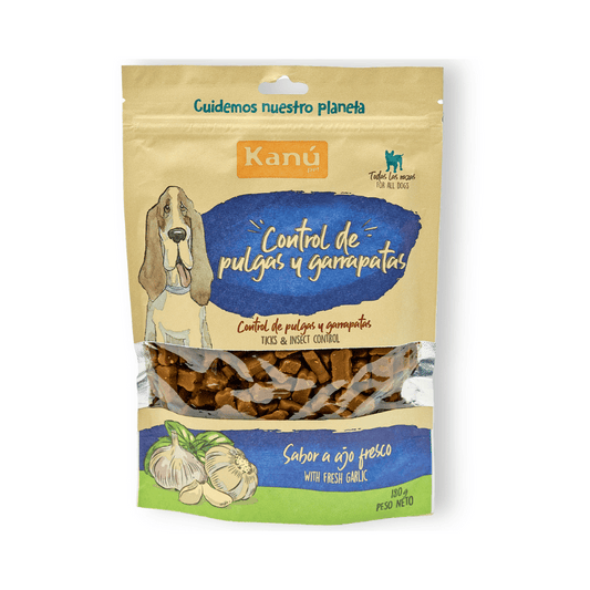 Snacks Galletas Kanu Control Pulgas Para Perro 180 GR