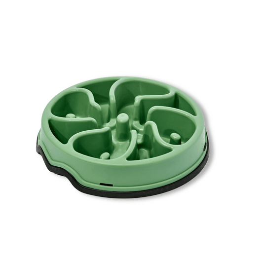 Comedero Circular Antirreflujo Kanu Pet Verde para Perro y Gato