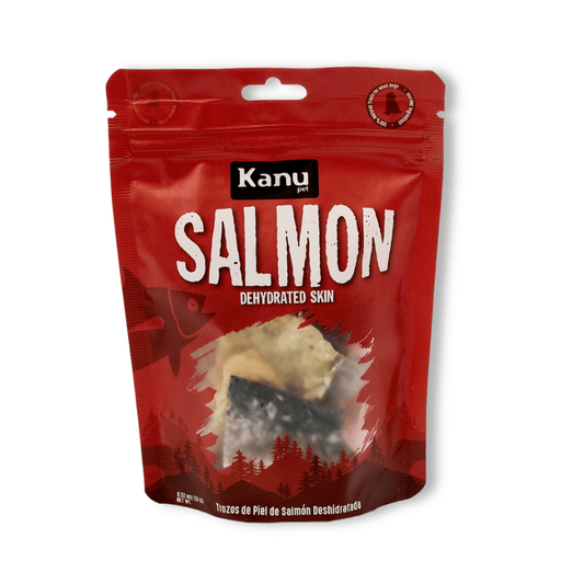 Snack de Kanu Pet de Salmoón Deshidratado Trozos para perros y gatos 100% Natural , Un solo ingrediente
