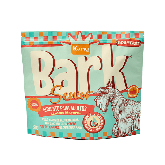 Alimento seco Kanu Pet Bark Senior para perro adulto mayor sabor a Pollo y Salmón