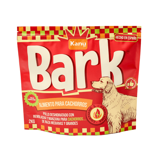 Alimento seco Kanu Pet Bark para cachorros razas medianas y grandes sabor a Pollo