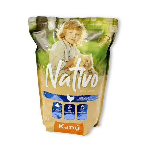 Alimento Para Gato - Kanu Nativo Hairball 5 LB