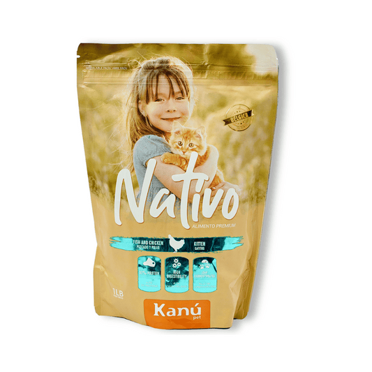 Alimento Para Gato - Kanu Nativo Mantenimiento Gatitos 1 LB