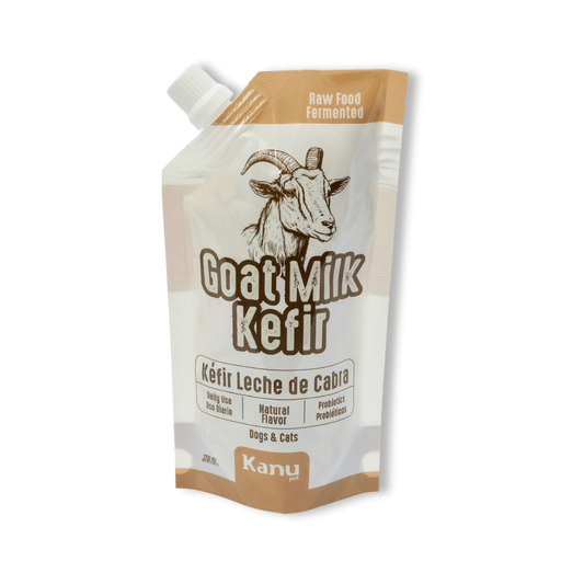 Suplemento Kéfir de Leche de Cabra Kanu Pet para Perro y Gato Sabor 100% Natural