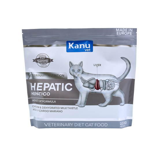 Alimento Medicado Kanu Vet Hepático para Gato Adultos