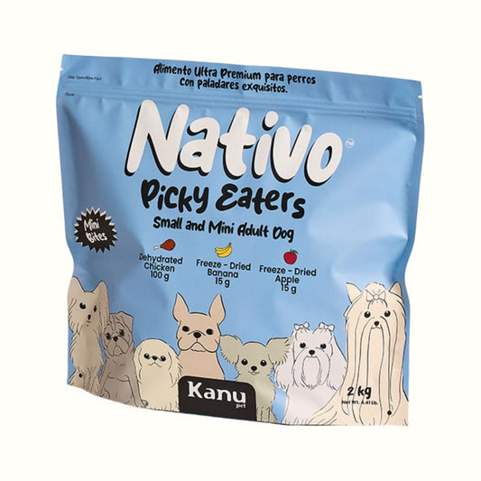 Alimento Nativo Picky Eaters Adulto Mini Kanu Pet para Perro