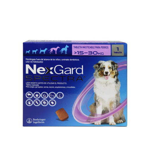 Antipulgas Nexgard para Perros  L de 15 a 30 Kg