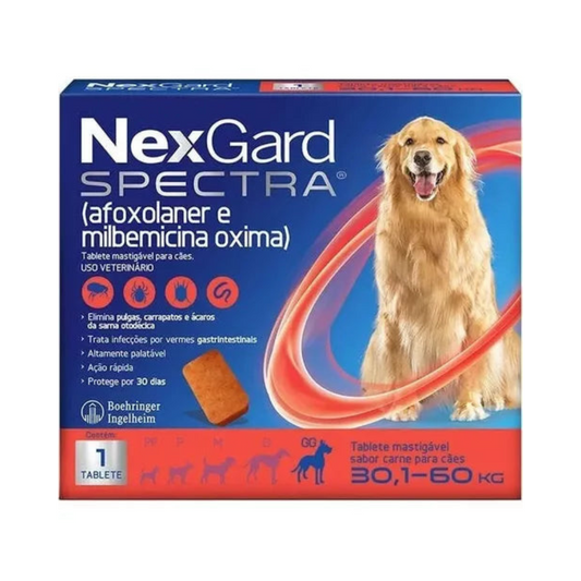 Antipulgas Nexgard Spectra para Perros XL de 30 a 60 Kg