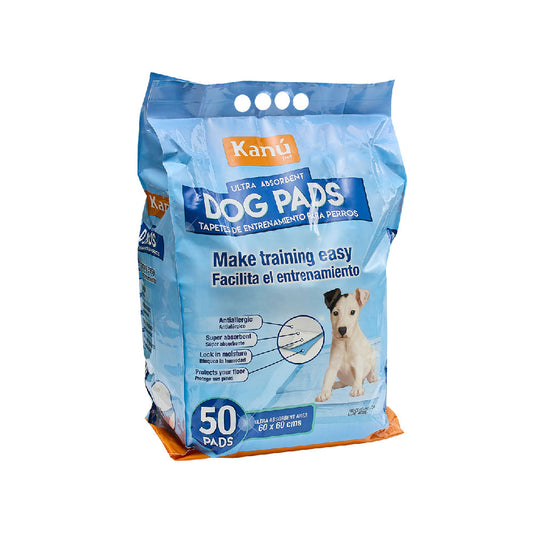 Tapete de Entrenamiento perros cachorros Kanu Pet Puppy Pads x 50 ud