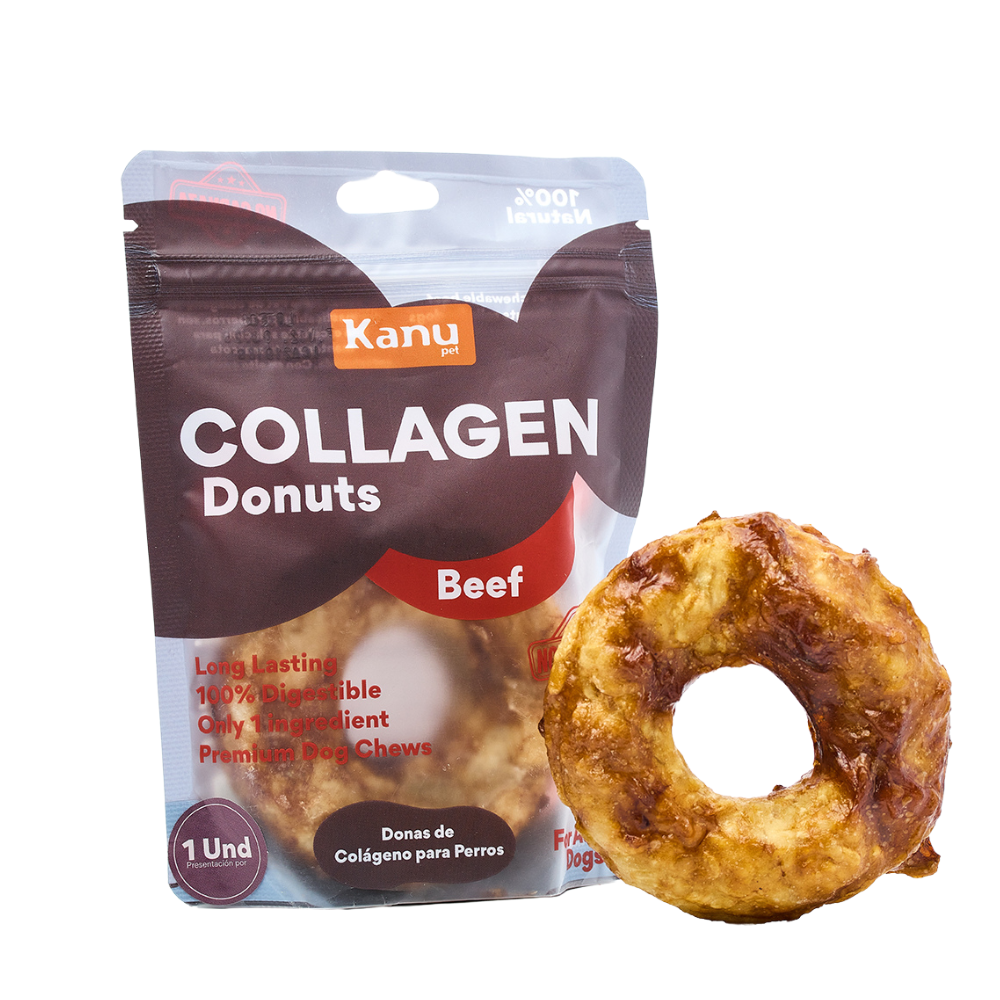 Snack Dona de Colágeno de Res Kanu Pet para Perro. No es Carnaza