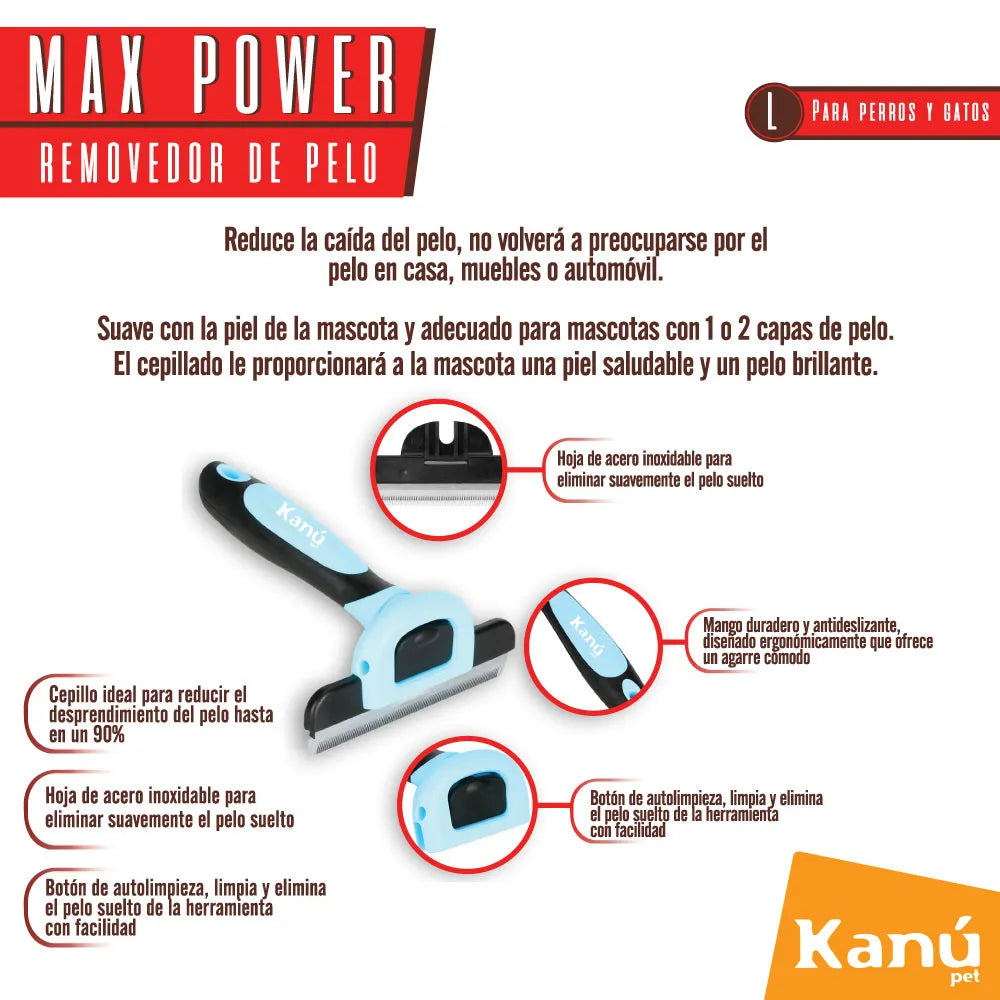 Cepillo Kanu Max Power Para Todas L