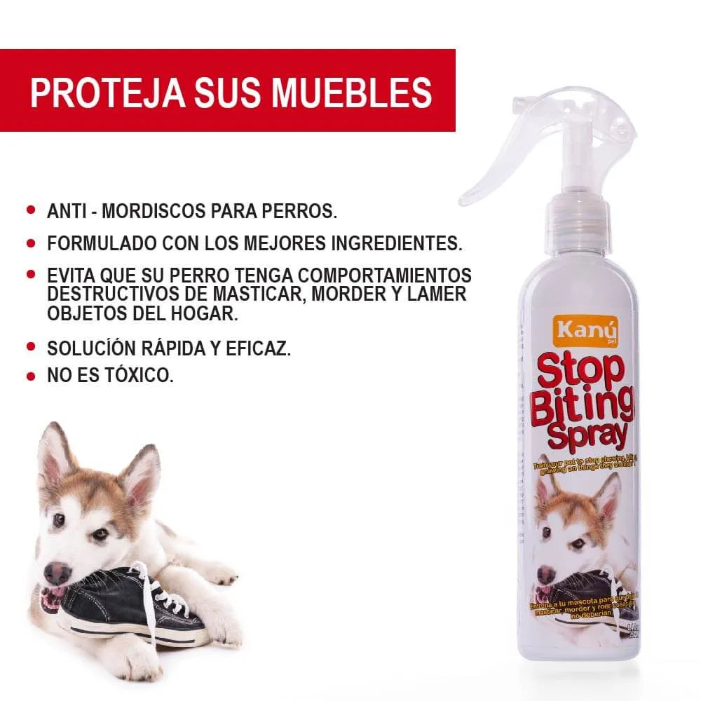 Spray de Entrenamiento Stop Biting Kanu para Perro