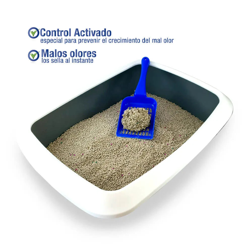 Arena Canadiense Kanu Pet  Premium Cat Litter para Gato. Con Carbón Activado