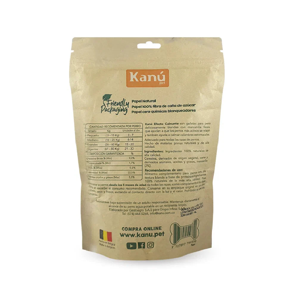 Galleta Efecto Calmante Kanu Pet para perros