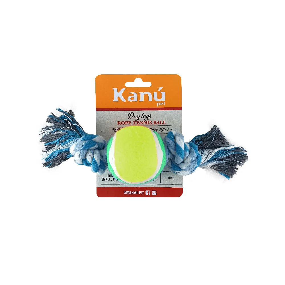 Juguete Bola Tennis con Lazo para Perro