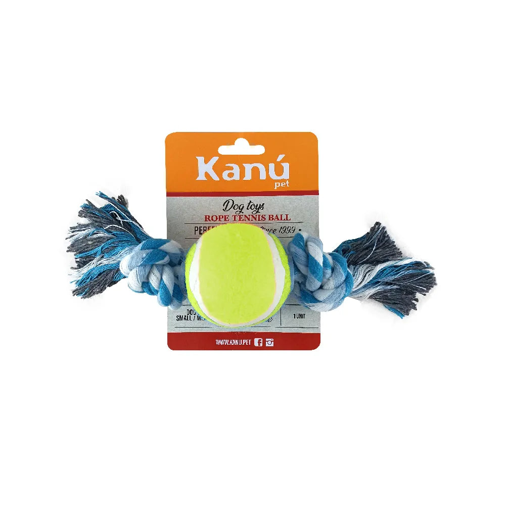 Juguete Bola Tennis con Lazo para Perro