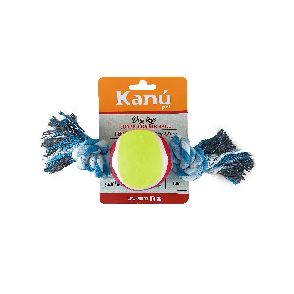 Juguete Bola Tennis con Lazo para Perro