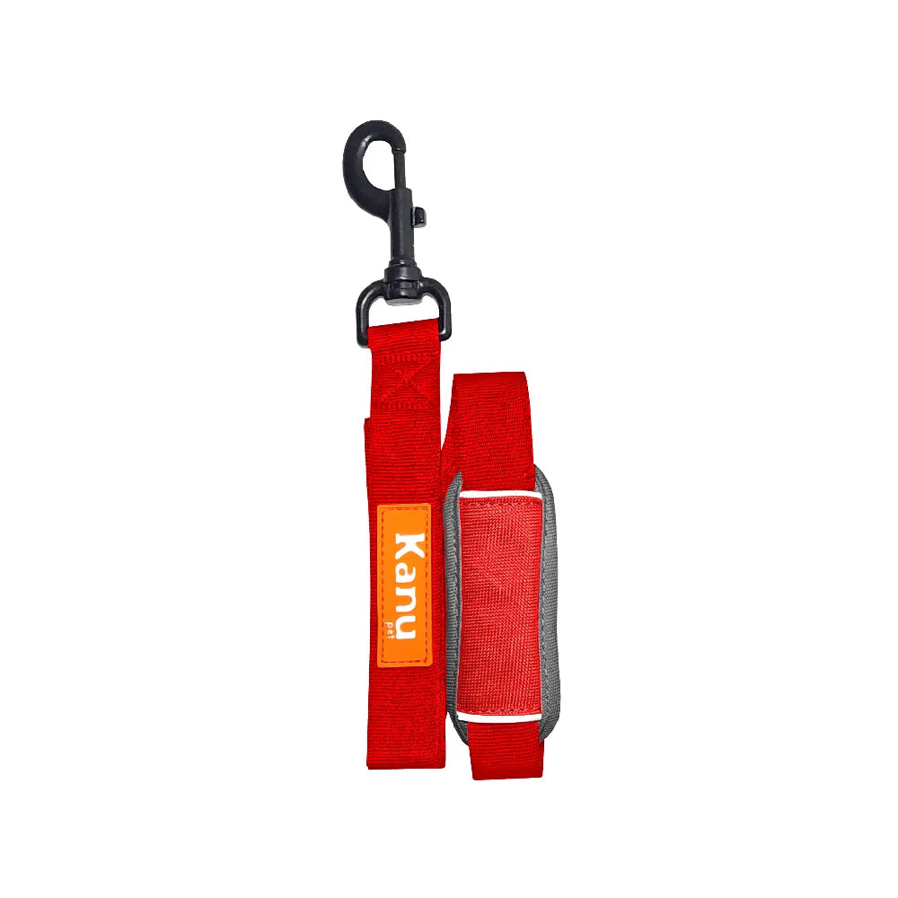 Correa Kanu Pet Rojo y Gris Para Perro