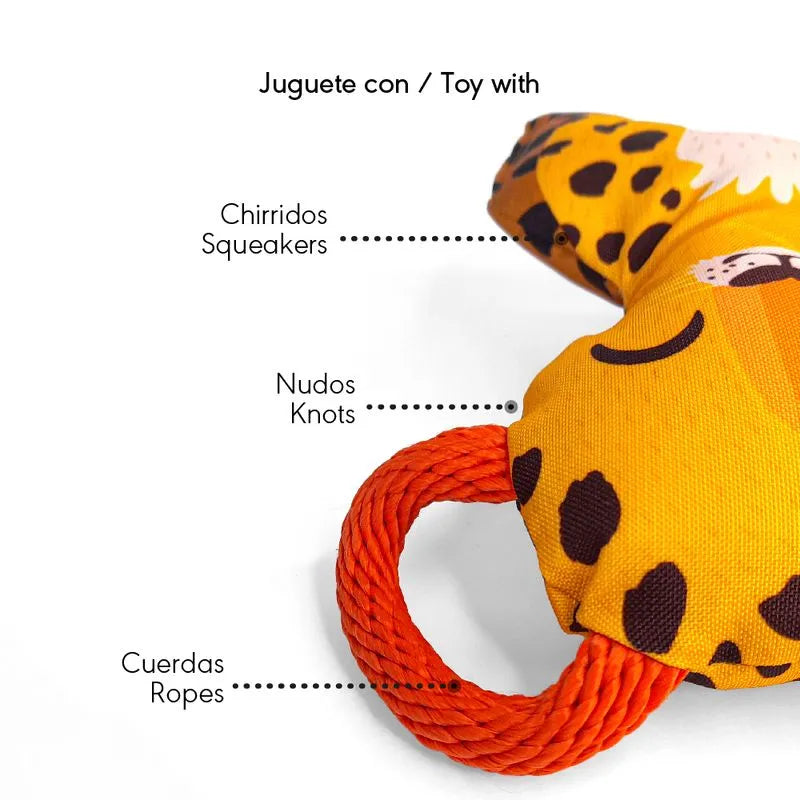 Juguete  Peluche Tigre Safari Kanu Pet para Perro