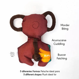 Juguete  Peluche Mico Safari Kanu Pet para Perro