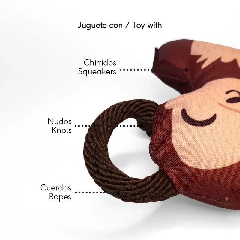 Juguete  Peluche Mico Safari Kanu Pet para Perro