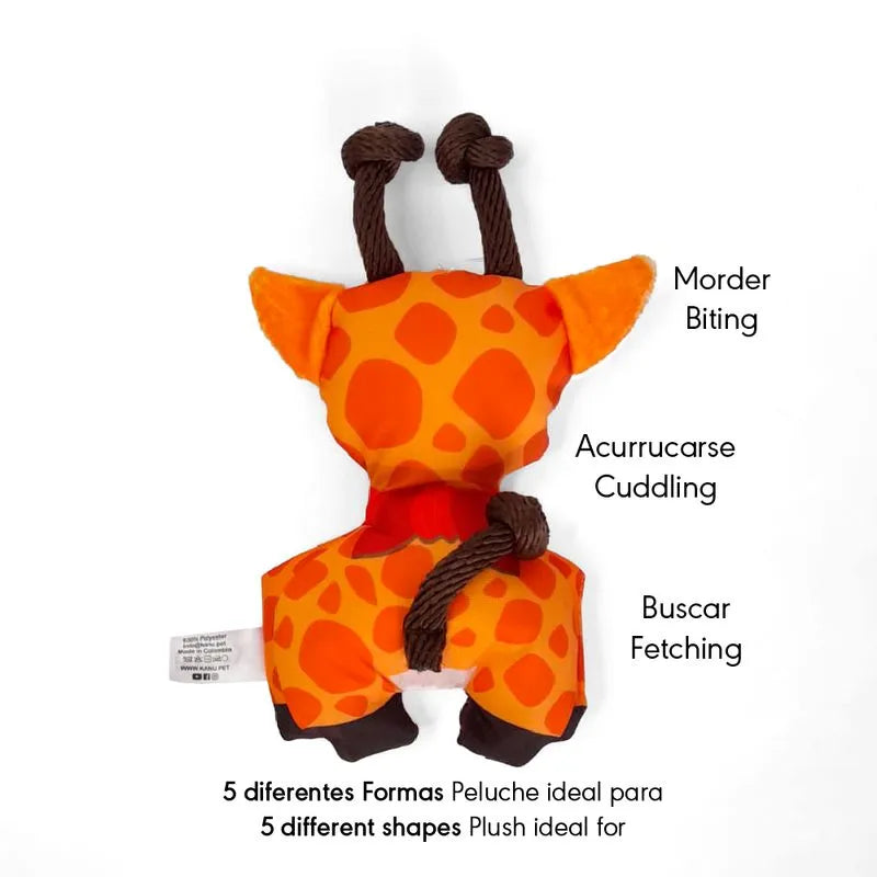 Juguete  Peluche Jirafa Safari Kanu Pet para Perro