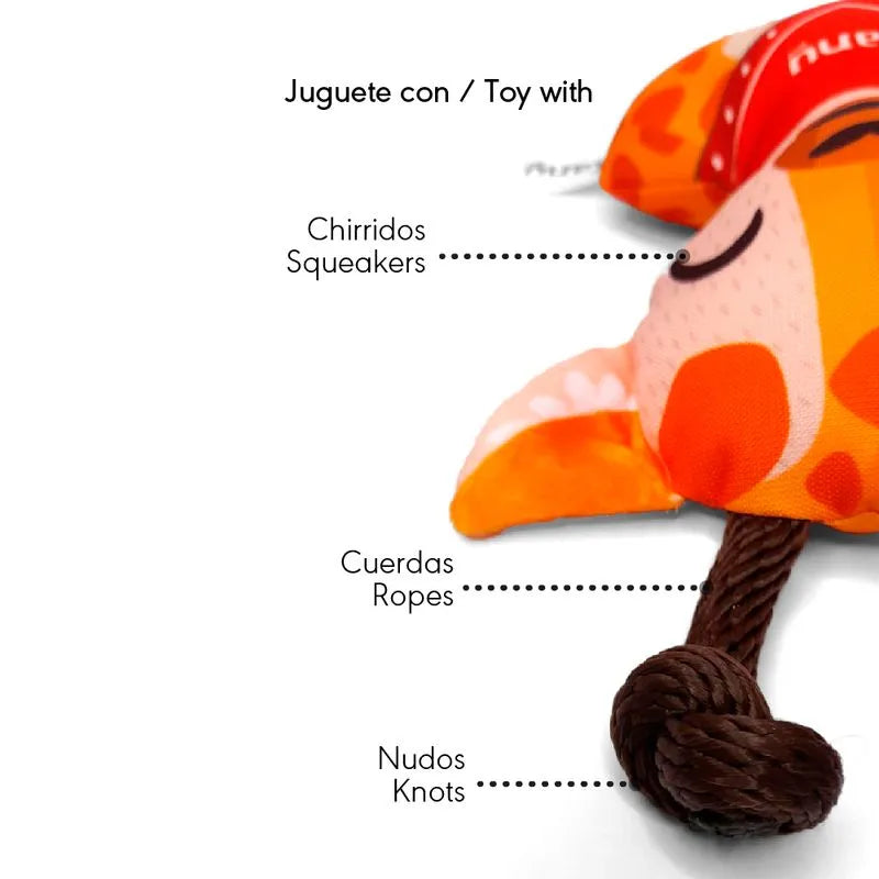 Juguete  Peluche Jirafa Safari Kanu Pet para Perro