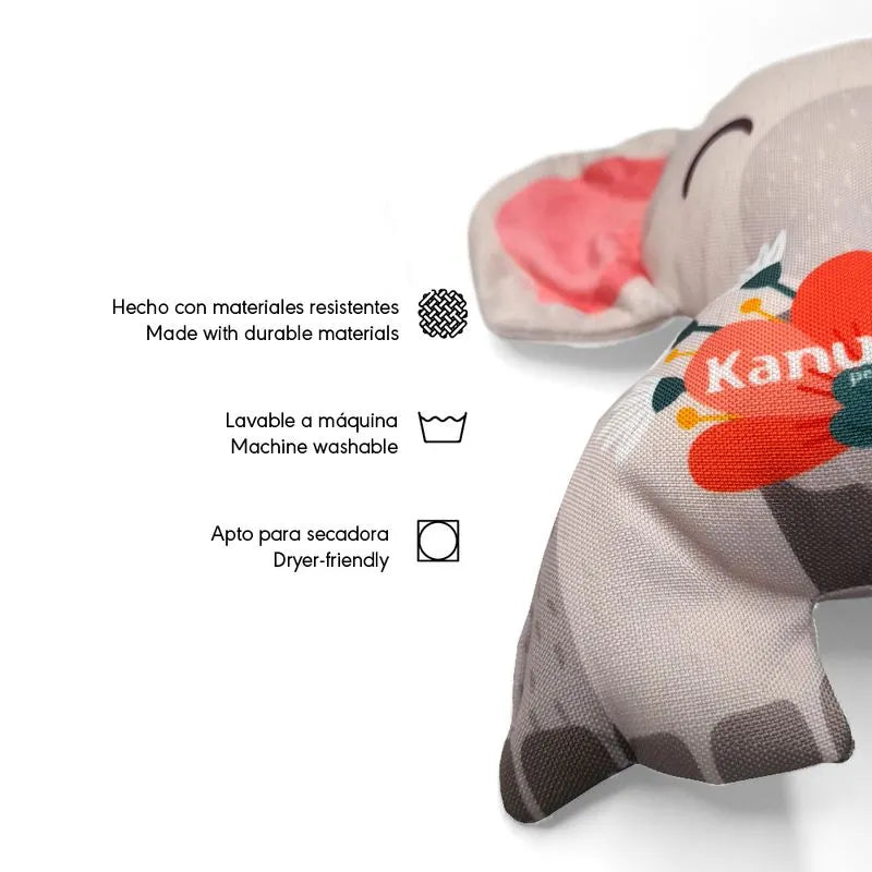 Juguete  Peluche Elefante Safari Kanu Pet para Perro