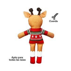 Juguete Peluche Venado Navidad Kanu Pet para Perro