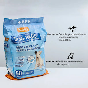 Tapete de Entrenamiento perros cachorros Kanu Pet Puppy Pads x 50 ud