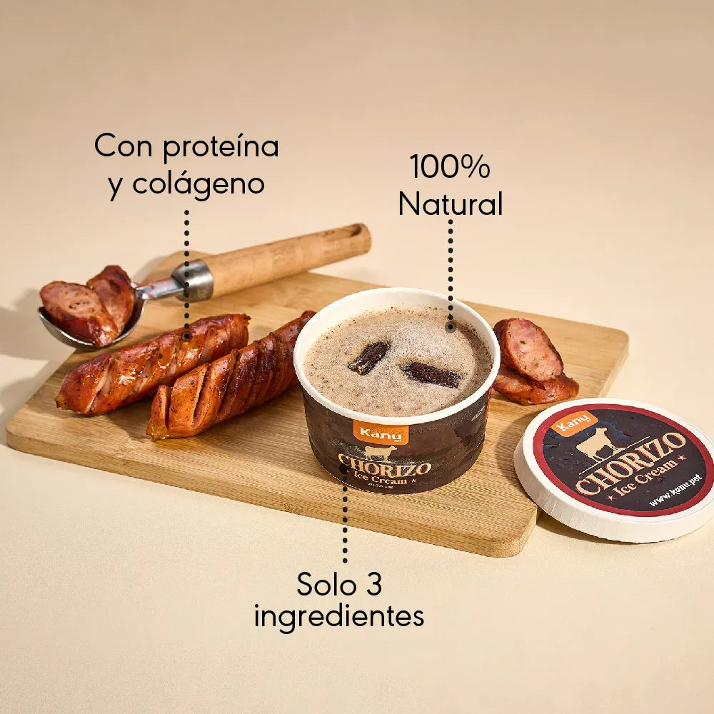 Helado de Chorizo Kanu Pet  para Perro y Gato