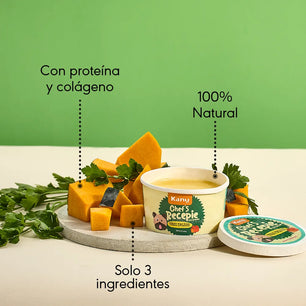 Helado  de Calabaza Chef Recipe  Kanu Pet  para Perro y Gato