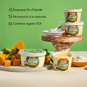 Helado  de Calabaza Chef Recipe  Kanu Pet  para Perro y Gato