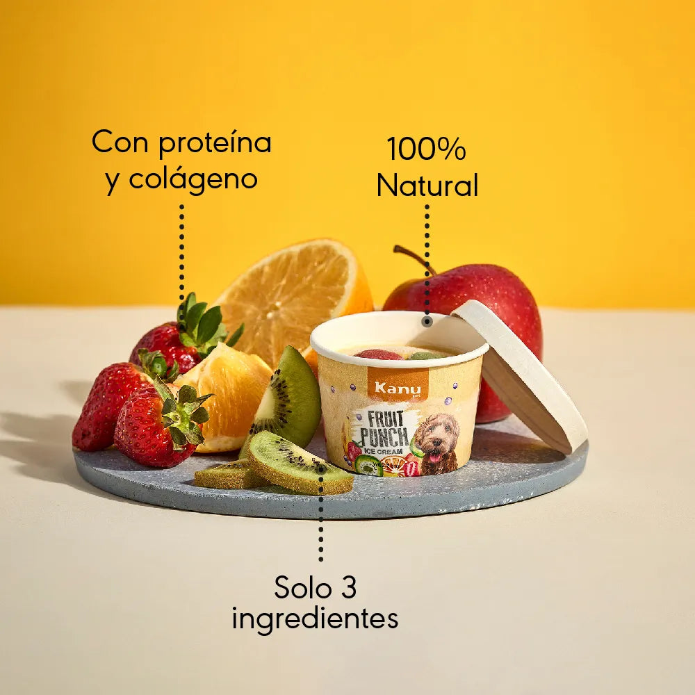 Helado de Fruit Punch  Kanu Pet  para Perro y Gato