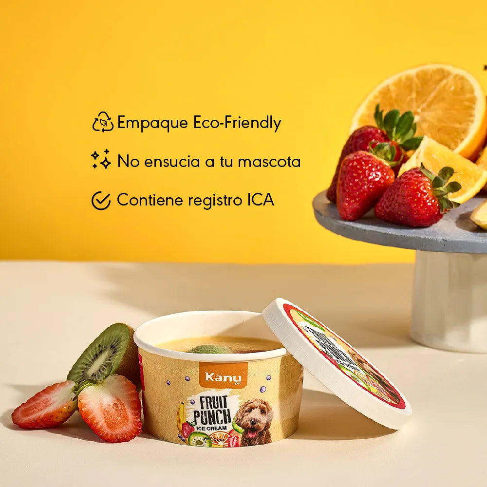 Helado de Fruit Punch  Kanu Pet  para Perro y Gato