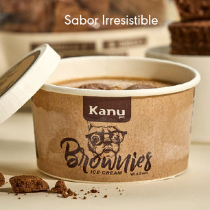 Helado de Galleta Brownie Kanu Pet  para Perro y Gato