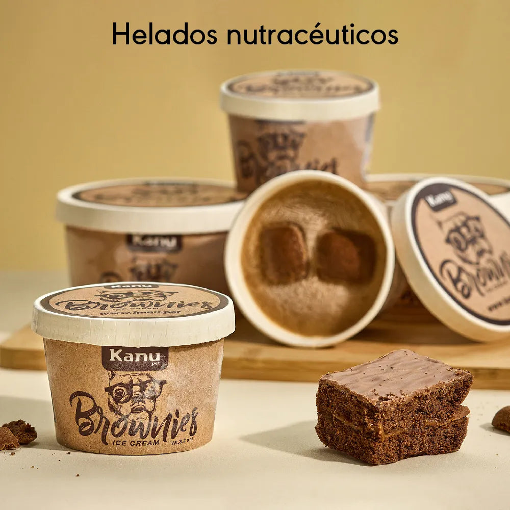 Helado de Galleta Brownie Kanu Pet  para Perro y Gato