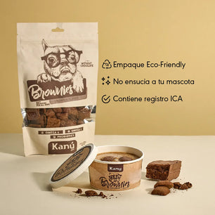 Helado de Galleta Brownie Kanu Pet  para Perro y Gato