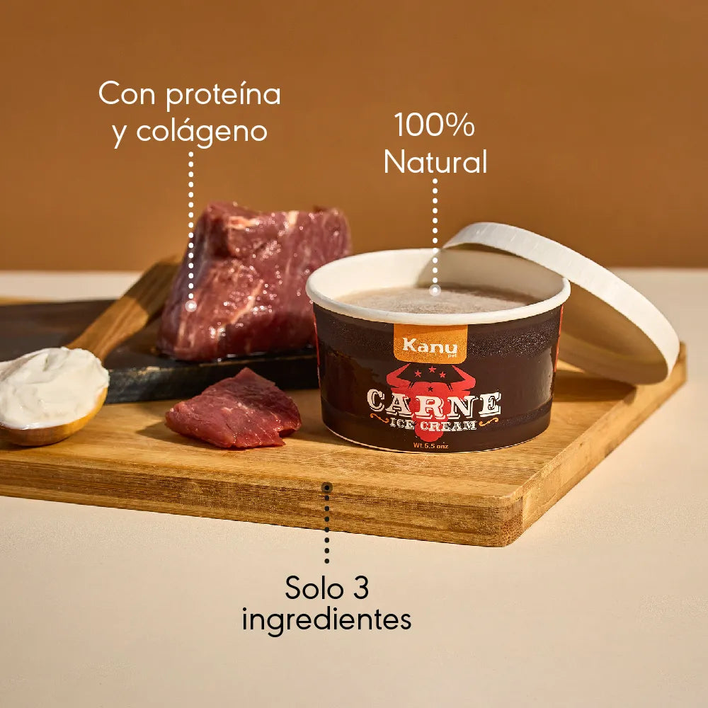 Helado de Carne  Kanu Pet  para Perro y Gato