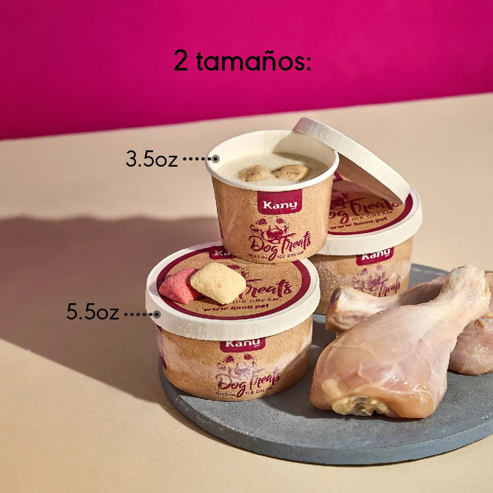 Helado de Galleta Pollo  Kanu Pet  para Perro y Gato 5.5 Oz