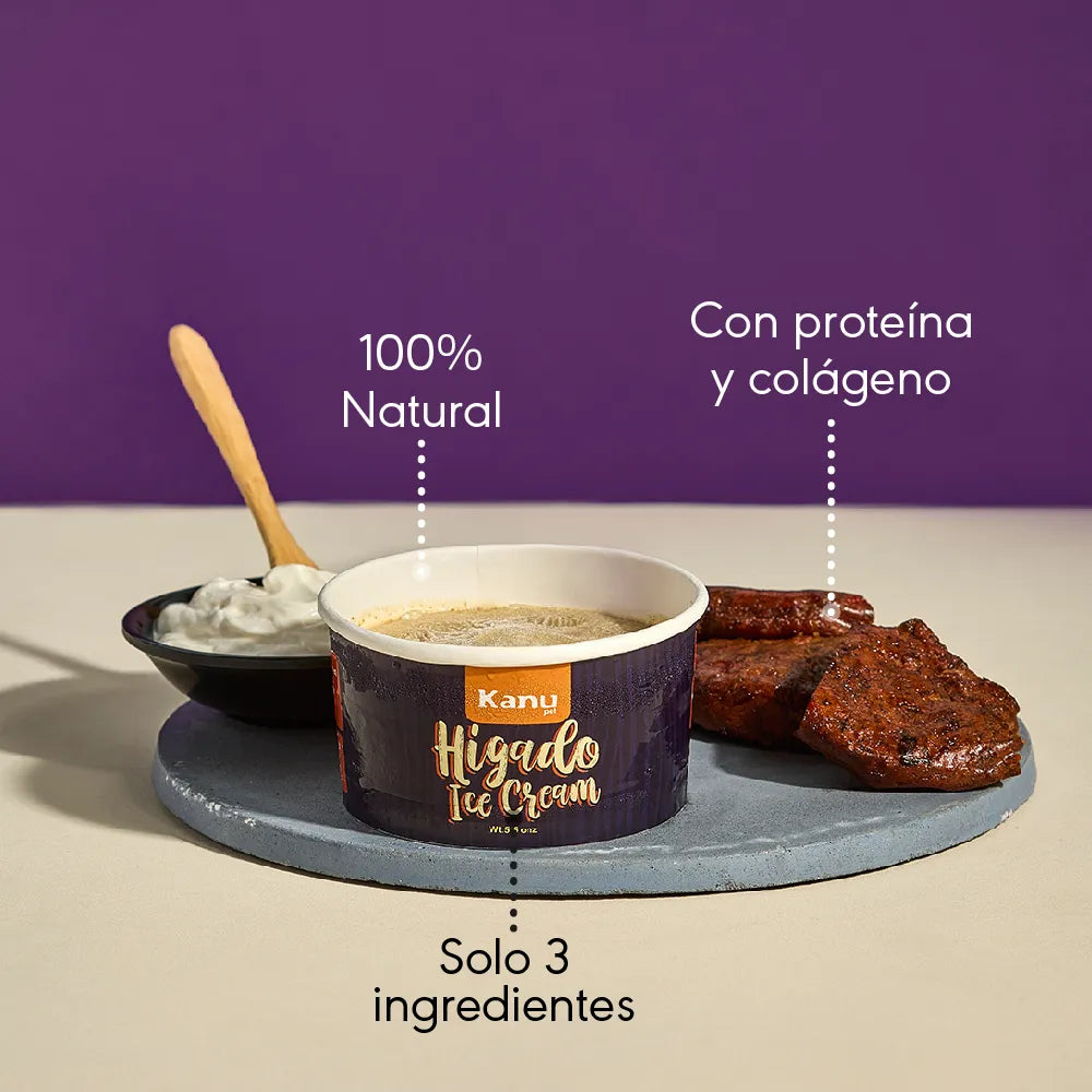 Helado de Hígado Kanu Pet  para Perro y Gato