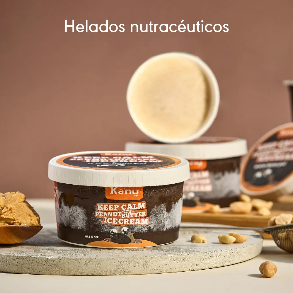 Helado de Mantequilla de Maní  Kanu Pet  para Perro y Gato