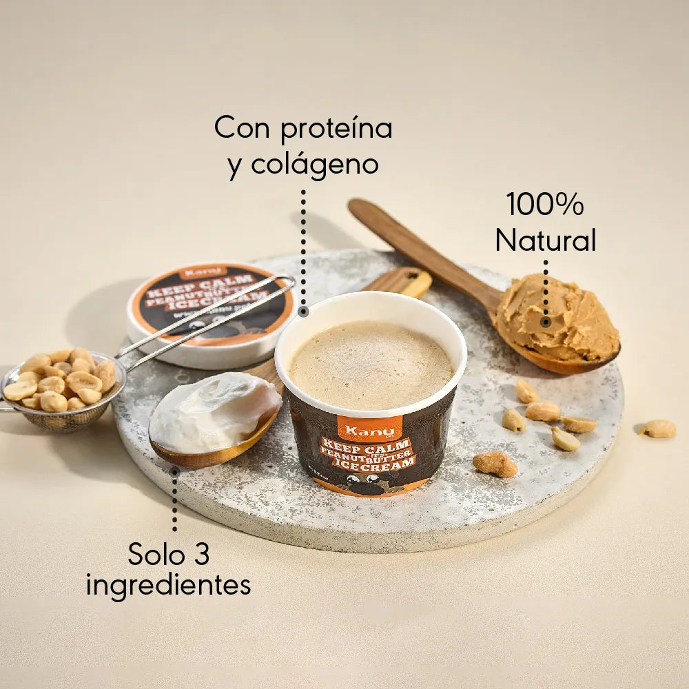 Helado de Mantequilla de Maní  Kanu Pet  para Perro y Gato