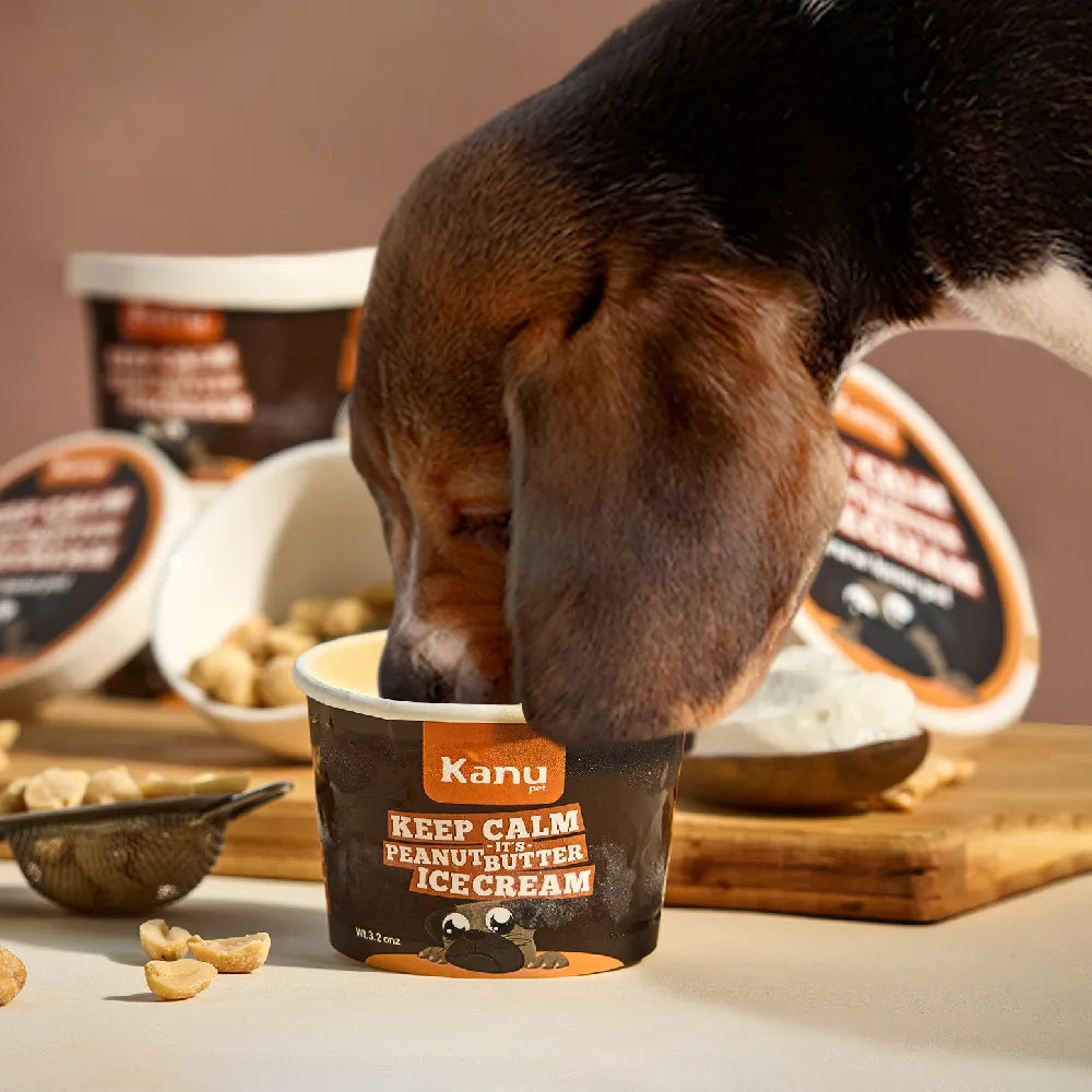 Helado de Mantequilla de Maní  Kanu Pet  para Perro y Gato