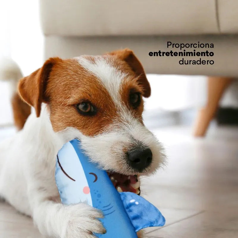 Juguete Peluche Tiburón Mar Kanu Pet para Perro