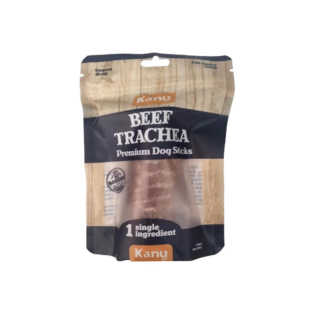 Snack Kanu Pet Traquea de Res para Perro, Un Solo ingrediente 100% natural