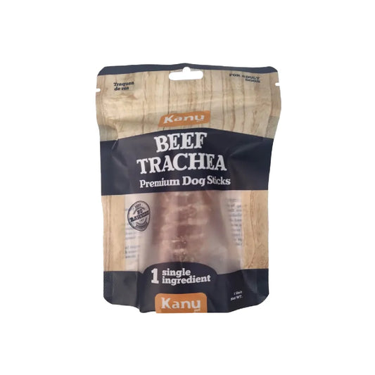 Snack Kanu Pet Traquea de Res para Perro, Un Solo ingrediente 100% natural