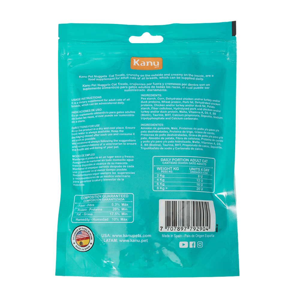 Snack  Nuggets Dental Care Kanu Pet para Gato