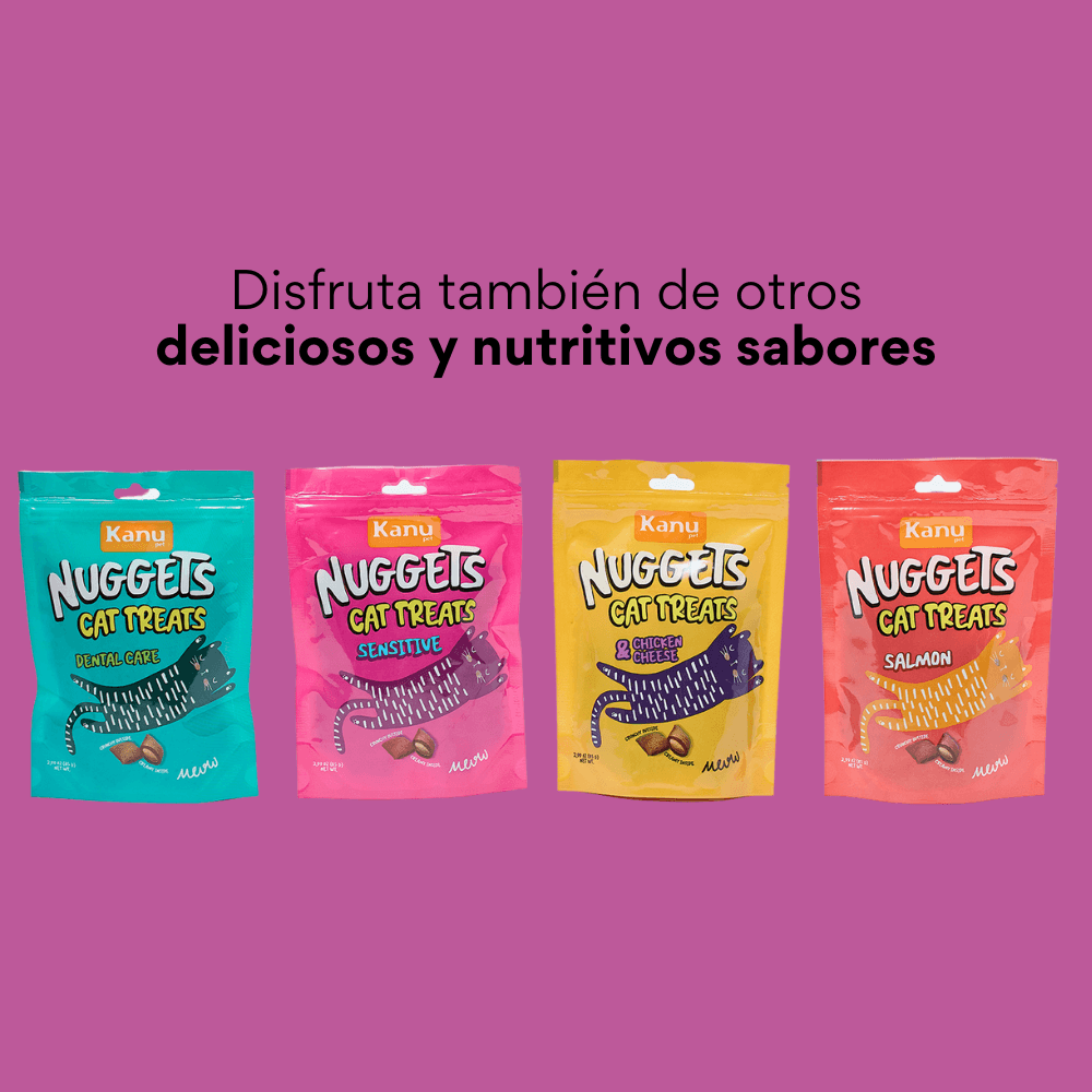 Snack Nuggets Sensitive Kanu Pet  para Gatos