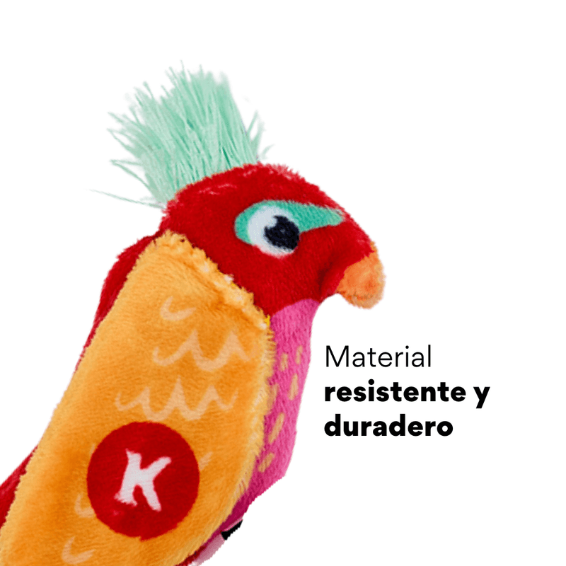 Juguete de Peluche Loro con Catnip Kanu Pet para Gato